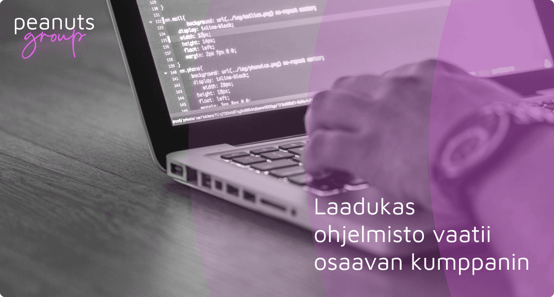 Räätälöity ohjelmistokehitys vaatii välittämistä